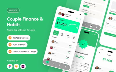 DuoPulse - Harmony Duo Finance-appens användargränssnitt