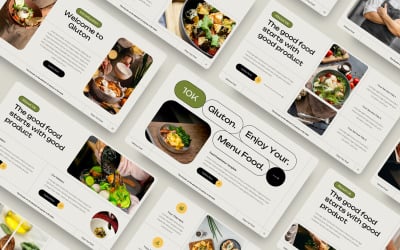 Gluton - Food Google Slide Template