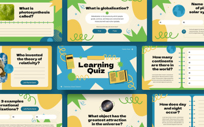 Learning Quiz Keynote Template