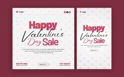 Instagram-Post- und Story-Paket zum Valentinstag