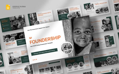 Foundership - Non-Profit &amp;amp; Charity Google Slides Template