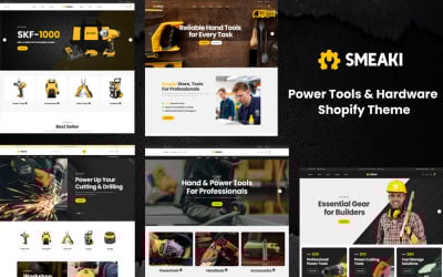 Ap Smeaki – Motyw Shopify dla elektronarzędzi i sprzętu