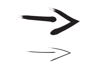 Brushes sketch arrow vector design