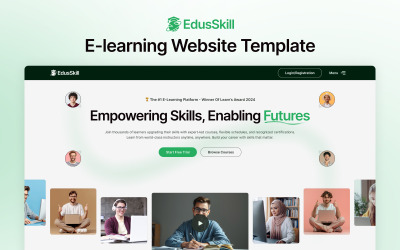 EdusSkill – 教育与在线课程 Next.js 模板