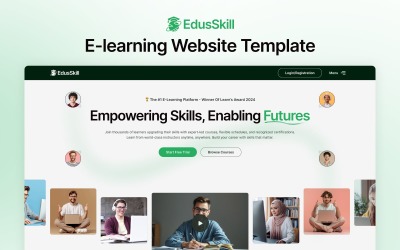 EdusSkill – Modèle Next.js pour l&amp;#39;éducation et les cours en ligne