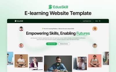 EdusSkill – Oktatási és online kurzusok Next.js sablonja