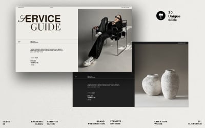 Free Service Guide Keynote Template