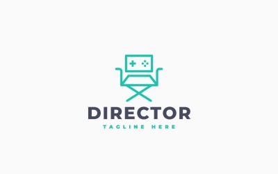 Game Director Logo Template Design