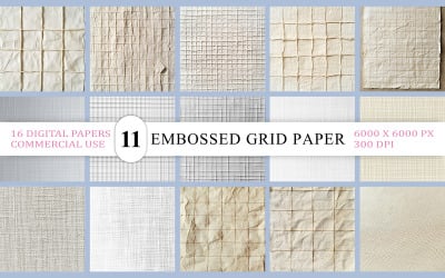 Linen &amp;amp; Canvas Grid Paper | Woven Grid Texture Paper | Textured Fabric Grid Background