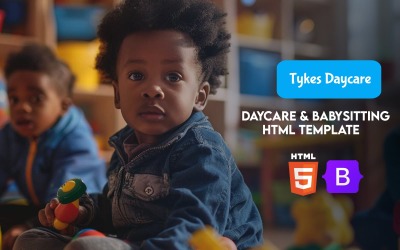 Modèle HTML Tykes - Garderie et baby-sitting