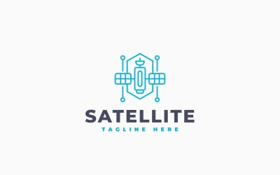 Modello di progettazione del logo satellitare