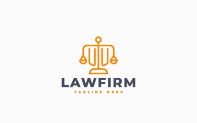 Modern Law Firm Logo Template Design