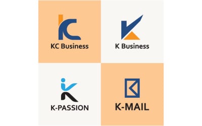 Modern Letter “K” Logo Pack