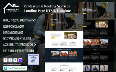 Roofnexa – Trusted Roofing Solutions for Homes and Businesses | Roofing Services HTML Template