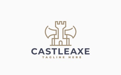 Castle Axe logó sablontervezés