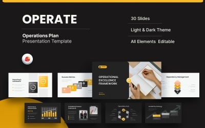 Provoz - Operační plán PowerPointová šablona
