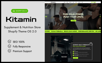 Kitamin | Supplement &amp;amp; Nutrition Store Shopify Theme OS 2.0