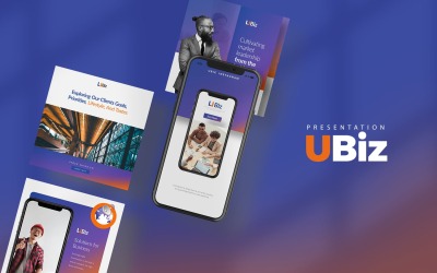 UBiz bejegyzés és történet Instagram PPTX