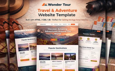Wonder Tour | Travel Template