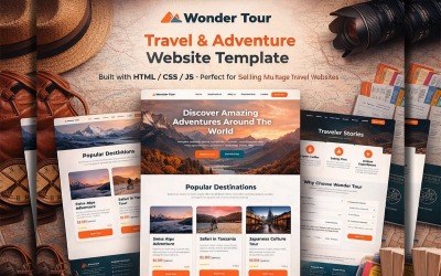 Wonder Tour | Utazási sablon
