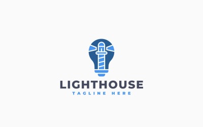 Design de logotipo criativo para farol