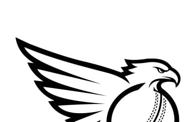 Dynamic Winged Eagle Emblem Logo With Circular Orb Design For Brand, Sports, And Creative Media Free