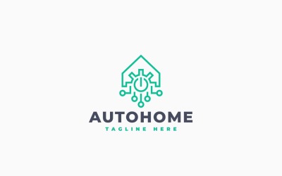 Innovative Autohome Logo Template Design