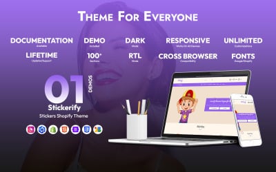 Stickerify – Shopify 贴纸主题