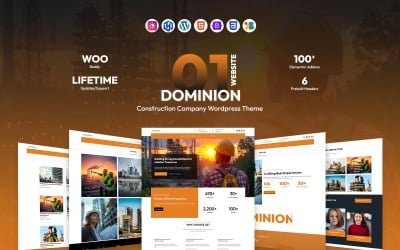 Dominion – Motyw WordPress dla firm budowlanych