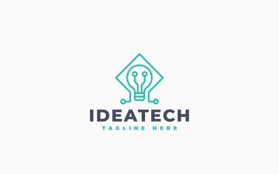 Idea Tech Logo Template Design