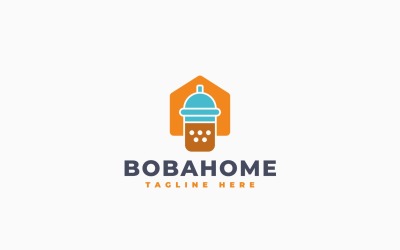 Modello di progettazione del logo della Boba House