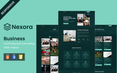 Nexora - HTML-tema för affärscoachning och konsultation