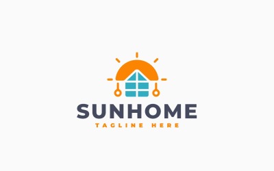 太阳桥标志模板设计