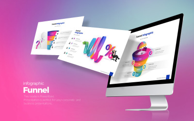 Funnel infographic Google Slides