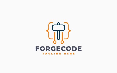 Forge Code Logo模板设计