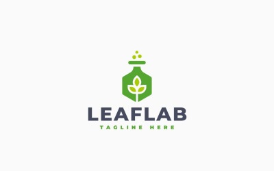 Nature Lab Logo Template Design