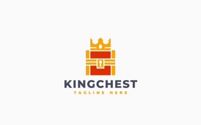 Projekt szablonu logo King Treasure