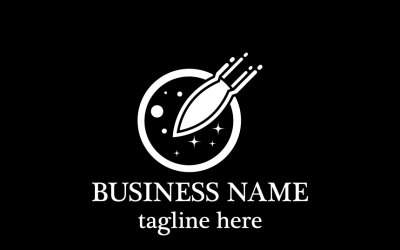 Rocket Logo Template Startup and Tech