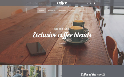 Responsive Coffee House Prestashop #56108