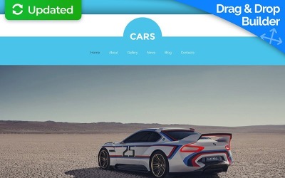 Szablon strony internetowej MotoCMS dealera samochodów