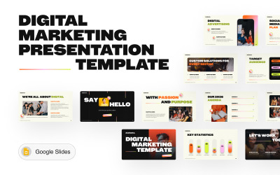 Alabasta - Modello di presentazione di Google Slides per il marketing digitale moderno