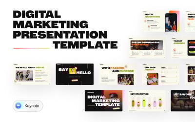 Alabasta  - Modern Digital Marketing Keynote Presentation Template