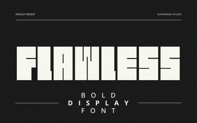 Flawless - Bold Display Font