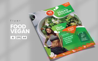 Food Vegan Flyer Templates