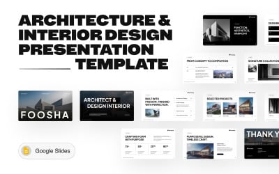 Foosha – Architecture &amp;amp; Design Interior Google Slides Presentation Template