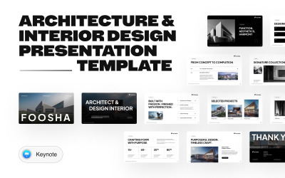 Foosha – Architecture &amp;amp; Design Interior Keynote Presentation Template
