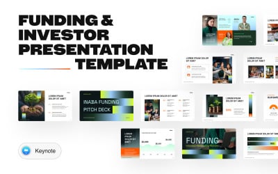 Inaba – Modello di pitch deck per presentazioni di finanziamenti e investitori moderni