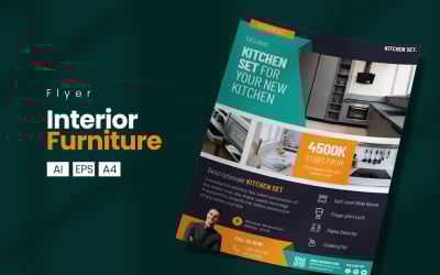 Interior Kithcen Flyer Templates