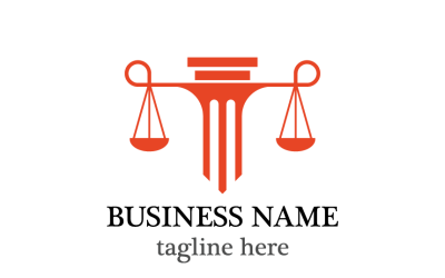 Justice Lawyer Logo Template Professional Legal Brand