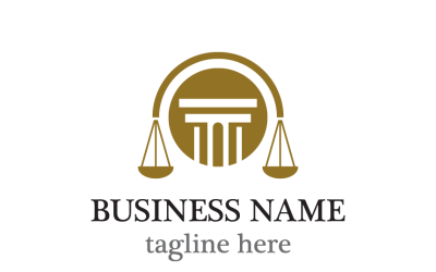 Justice Lawyer Logo Template Professional Legal